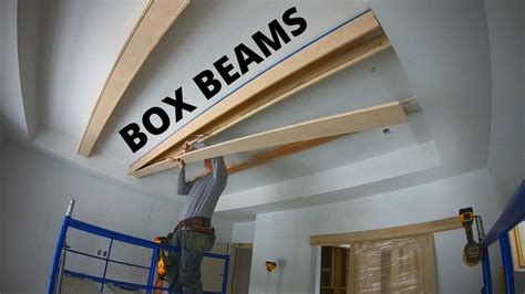 how to build a metal box beam|box beam ceiling.